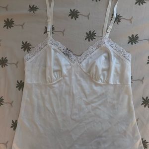 Lace white cami